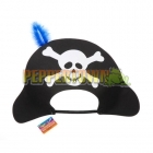 Foam Pirate Hat with Feather