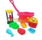 Wagon and Sand Toy Set - Pink