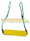 Ribbed Strap Seat on Adjustable Ropes- YELLOW