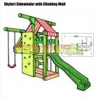 Skyfort SideClimber with TWS slide and Sleep-Out
