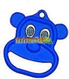 Plastic Bear Ring- Blue (each)