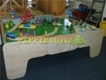 Wooden Train Sets and Tables