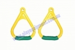 KBT Triangle Plastic Handle Soft Grips - Yellow/Green