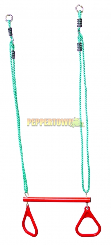 Metal Trapeze with Plastic Handles - Red - by PEPPERTOWN online store