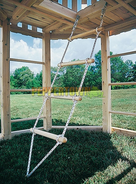 5 Rung Cubby House Rope Ladder (Green) - by PEPPERTOWN online store