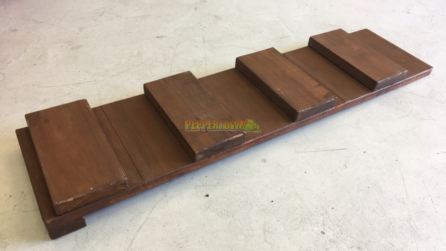Cleated Ramps Hook-on Ramp with 4 Flat Cleats - Recycled - by PEPPERTOWN online store