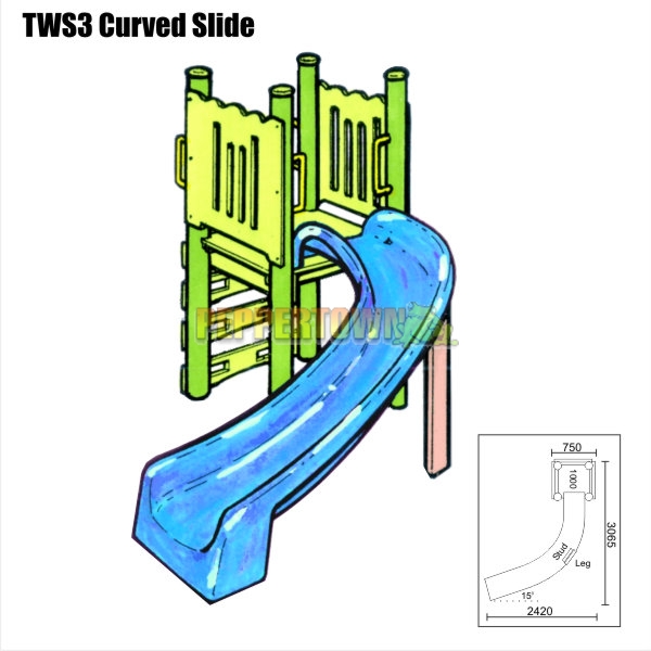 curved slide
