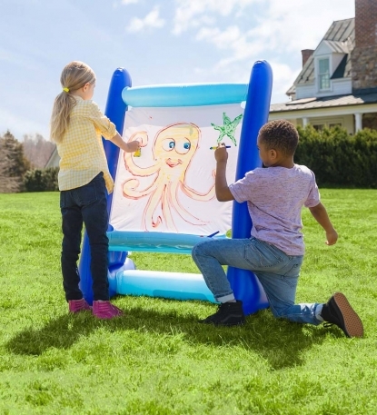 inflatable paint easel