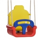 3-in-1 Growing Baby Swing Seat - Red and Yellow