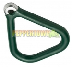 Plastic Coated Aluminium Grips TRIANGLE- Green (each)