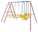 Hurricane Double Swing Set