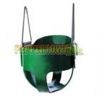 Cubby House Full Bucket Swing Polymer - Green