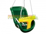 High Back Plastic Seat- Green