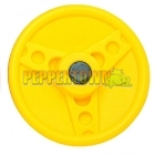 Solid Plastic Steering Wheel- Canary Yellow