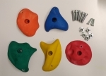Climbing Rock Holds- LARGE (Set of 5) 