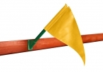 Gorilla Playsets Swing Set Flag, Yellow 