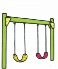 Junior Double Swing Frame Kit