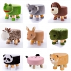 Kids Ottoman Plush Animal Stool