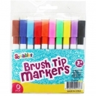 Marker Coloring Brush Tip Pk10