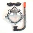Nudgee Beach Shark Mask, Goggle, Snorkel Set
