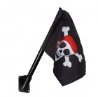 Pirate Flag including Pole and Mount
