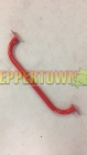 Powdercoated Steel Grab Handle RED - 600mm Long