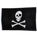 Skull and Crossbones Pirate Flag - 90cm x 150cm