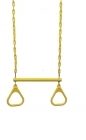 Trapeze Bar (Steel) with Plastic Triangles- Yellow